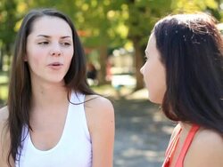 Girls getting in on the gossip Stock Footage