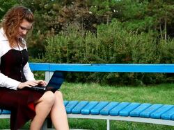 In the park Stock Footage