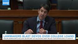 Lawmakers Attack DeVos Over Actions On Student Loan Relief Program News Clip
