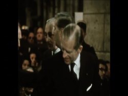 LIB 7-4-74 MEMORIAL SERVICE FOR POMPIDOU Instructional Video
