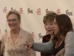 Meryl Streep, Shirley MacLaine at Shirley MacLaine Stock Footage