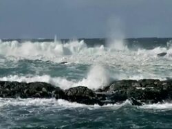 Stormy waves Stock Footage