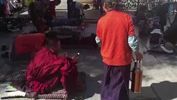 CLEAN : Tibet: general views of prayers in Lhasa News Clip