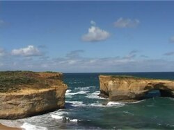 Seascape, Great Ocean Road Stock Footage
