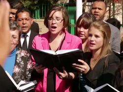 Focus Surrounds The Hospital Where Nelson Mandela's Condition Is Said To Be Critical Stock Footage