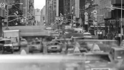 New York City Streets Zoom Stock Footage
