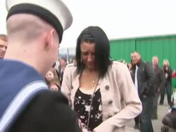 Able Seaman Proposes to his Girlfriend News Clip