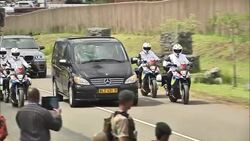 Cortege carries Nelson Mandela's coffin from airport en route to burial ground News Clip