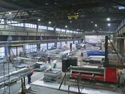 Workers in Factory, Time Lapse Stock Footage