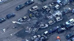 Aerials of Bin Laden Family Plane Crash News Clip