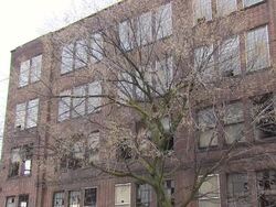 Derelict warehouse building in Cleveland News Clip