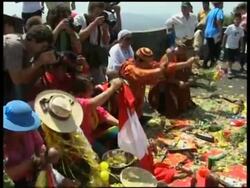 Shamans predict the future for world figures News Clip