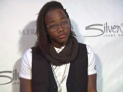 Leon Thomas at the A Night Out With Silver Jeans Co. And M Fredric at Studio City CA. (Footage by WireImage Video/GettyImages) Stock Footage