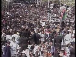 USA - Moslem rally News Clip