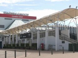 Excel, Olympic London General Views on July 21, 2012 in London, England (Footage by Getty Images) Stock Footage