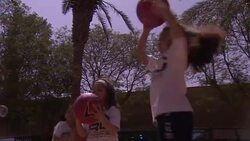 May meeting young basketball playing girls News Clip