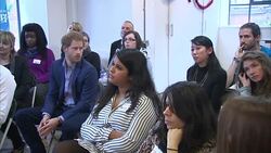 The Duke and Duchess of Cambridge and Prince Harry joined an annual general meeting and Heads Together Christmas party hosted by youth support service The Mix News Clip