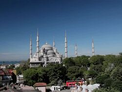 BLUE MOSQUE SULTAN AHMET CAMII Stock Footage