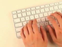 Keyboard Typing Stock Footage