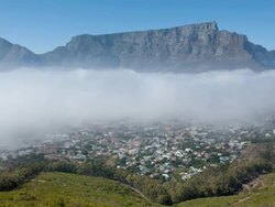 Table Mountain Cape Town Stock Footage