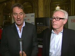 INTERVIEW: Tim Bevan & Paul Webster at Anna Karenina Toronto International Film Festival Premiere on 9/7/12 in Toronto, Canada. Stock Footage