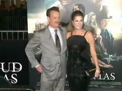 Tom Hanks, Rita Wilson at Cloud Atlas Los Angeles Premiere on 10/24/2012 in Hollywood, CA.(Footage by WireImage Video/Getty Images Entertainment Video) Stock Footage