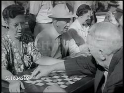 Seniors playing checkers dominoes Instructional Video