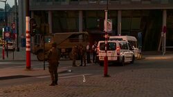 CLEAN : Explosion rocks Brussels train station suspect neutralised News Clip