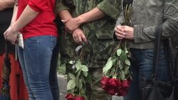 CLEAN : Ukrainian pro Russian separatists mourn commander death News Clip