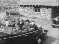 FDR Visits Yellowstone National Park Stock Footage