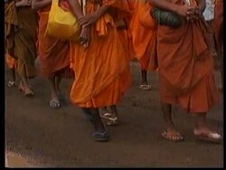 CAMBODIA: PAILIN: BUDDHIST MONKS MARCH FOR PEACE Instructional Video