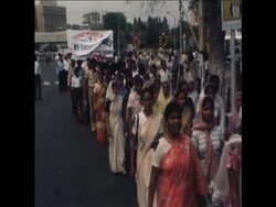SYND 16 5 79 INDIAN CHRISTIANS PROTESTING IN NEW DELHI AGAINST NEW FREEDOM OF RELIGION BILL News Clip