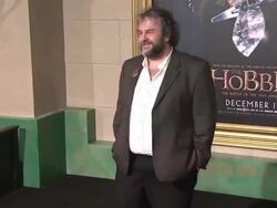 Peter Jackson at 'The Hobbit: The Battle of the Five Armies' Los Angeles Premiere Stock Footage