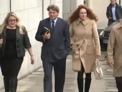 Rebekah Brooks & Charlie Brooks Arrive at Court News Clip