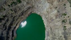 Bulgaria Abandoned Copper Mine Stock Footage