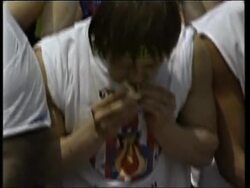 RECUT Japanese wins hot dog eating contest News Clip