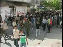 Thousands attend funerals of five Palestinians killed by Israeli forces News Clip