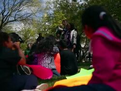Children Join DC Rally Calling For End Of Deportation Of Immigrant Parents Stock Footage
