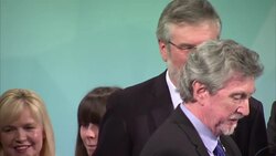 Martin McGuinness at Sinn Fein Party Conference News Clip