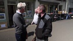 Norman Lamb meeting voters in Wells Next To Sea News Clip