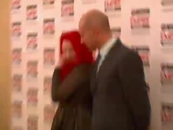 Jane Goldman and Mark Strong at the Jameson Empire Awards at London England. (Footage by WireImage Video/GettyImages) Stock Footage