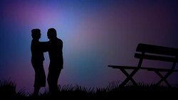Romantic dance Stock Footage