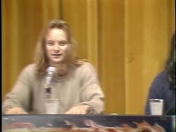 Sting Rain Forest Press Conference Stock Footage