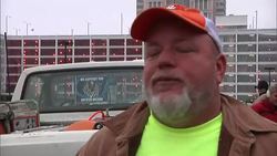 A handful of people are gathered in downtown St. Louis for what the organizer called a "pro-community" car cruise, to be a peaceful counterpoint to the violent protests. (Nov. 27) News Clip