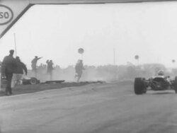 Guards International Formula 2 Car Race Stock Footage