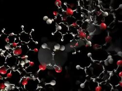 Molecules model Stock Footage