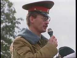 RUSSIA: 3rd ANNIVERSARY OF DISSOLUTION OF PARLIAMENT CELEBRATED News Clip