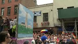 2015 NYC Gay Pride Parade Stock Footage