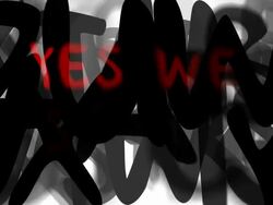 YES WE SCAN : series "assemble your message" (LOOP) Stock Footage