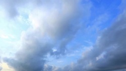 Timelapse of Moving clouds Stock Footage